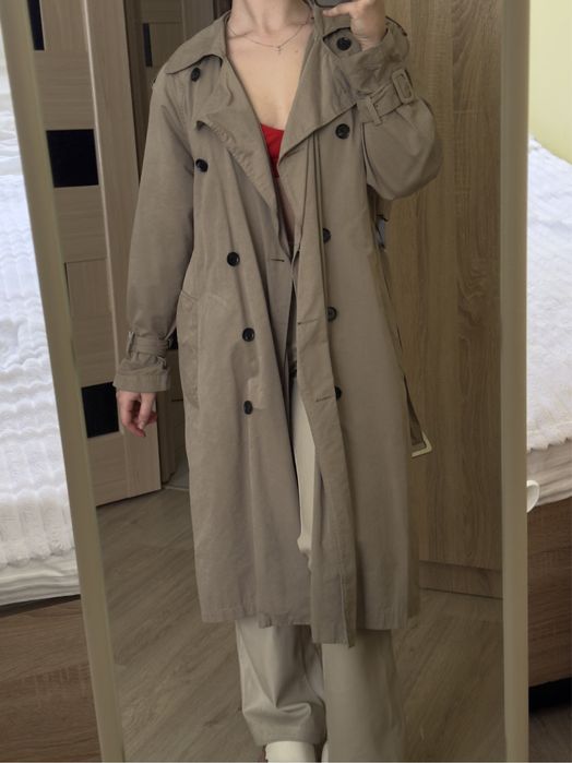 Тренч Zara (хакі/беж)