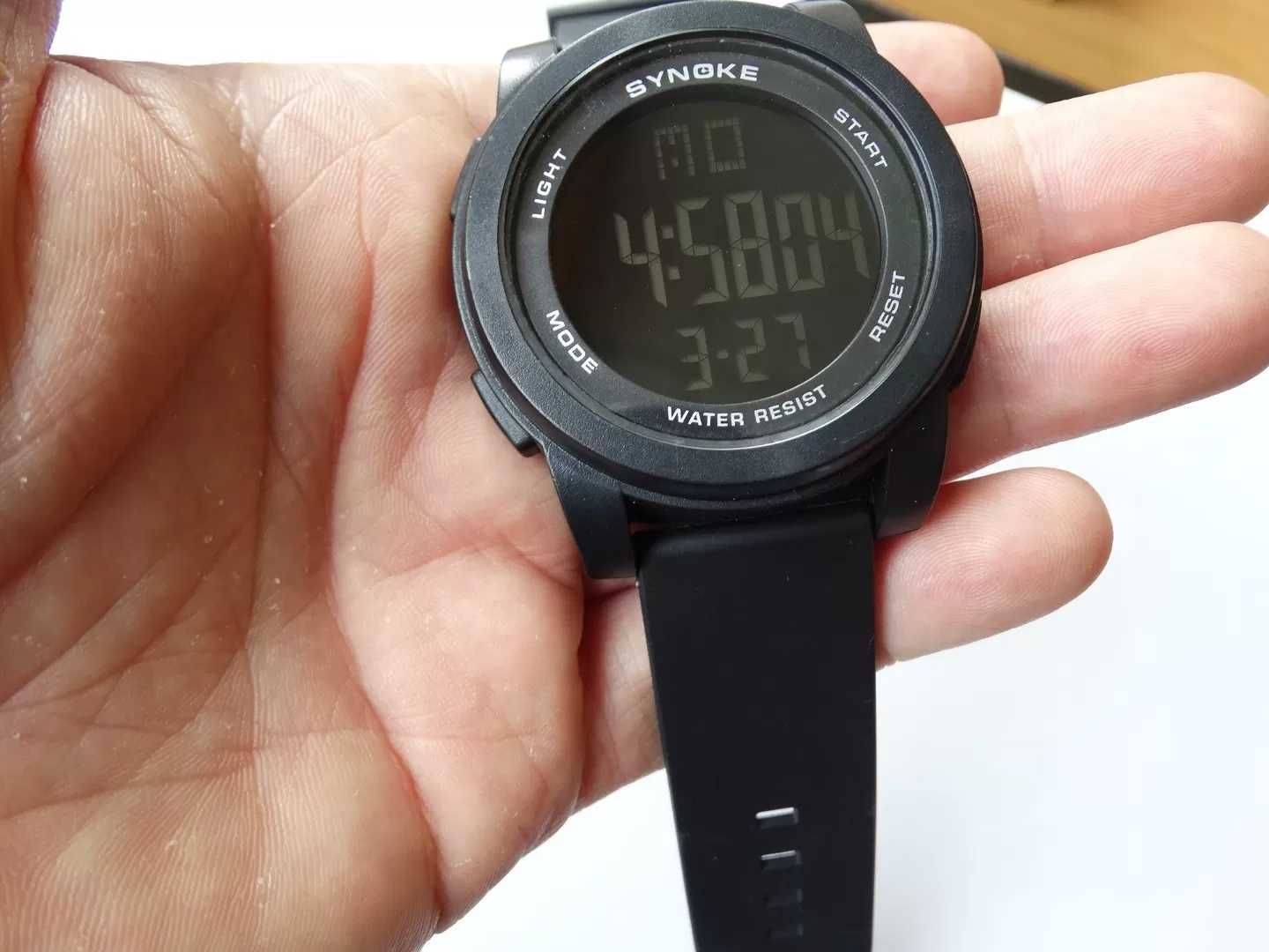 Duży elektroniczny cyfrowy zegarek męski Synoke sportowy wodoodporny