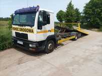 MAN LE 8.180 l2000 platforma hydrauliczna pomoc drogowa