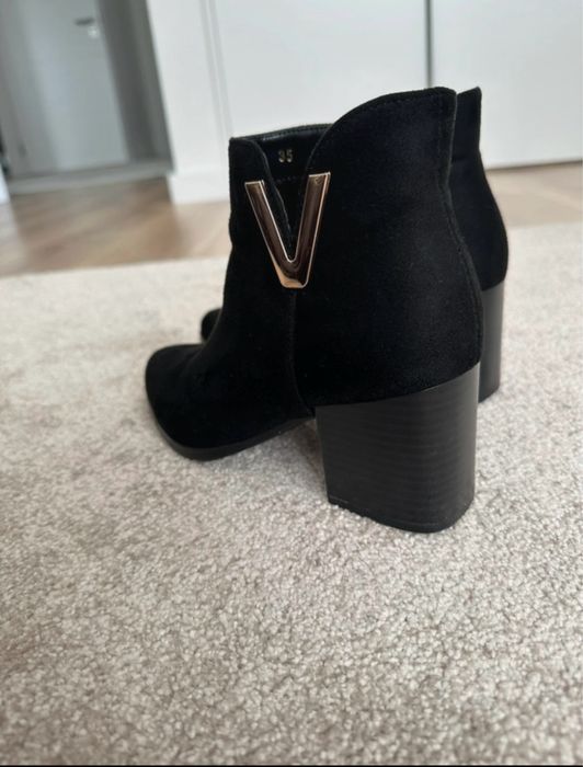 Bota de tacao em camurca - Seaside