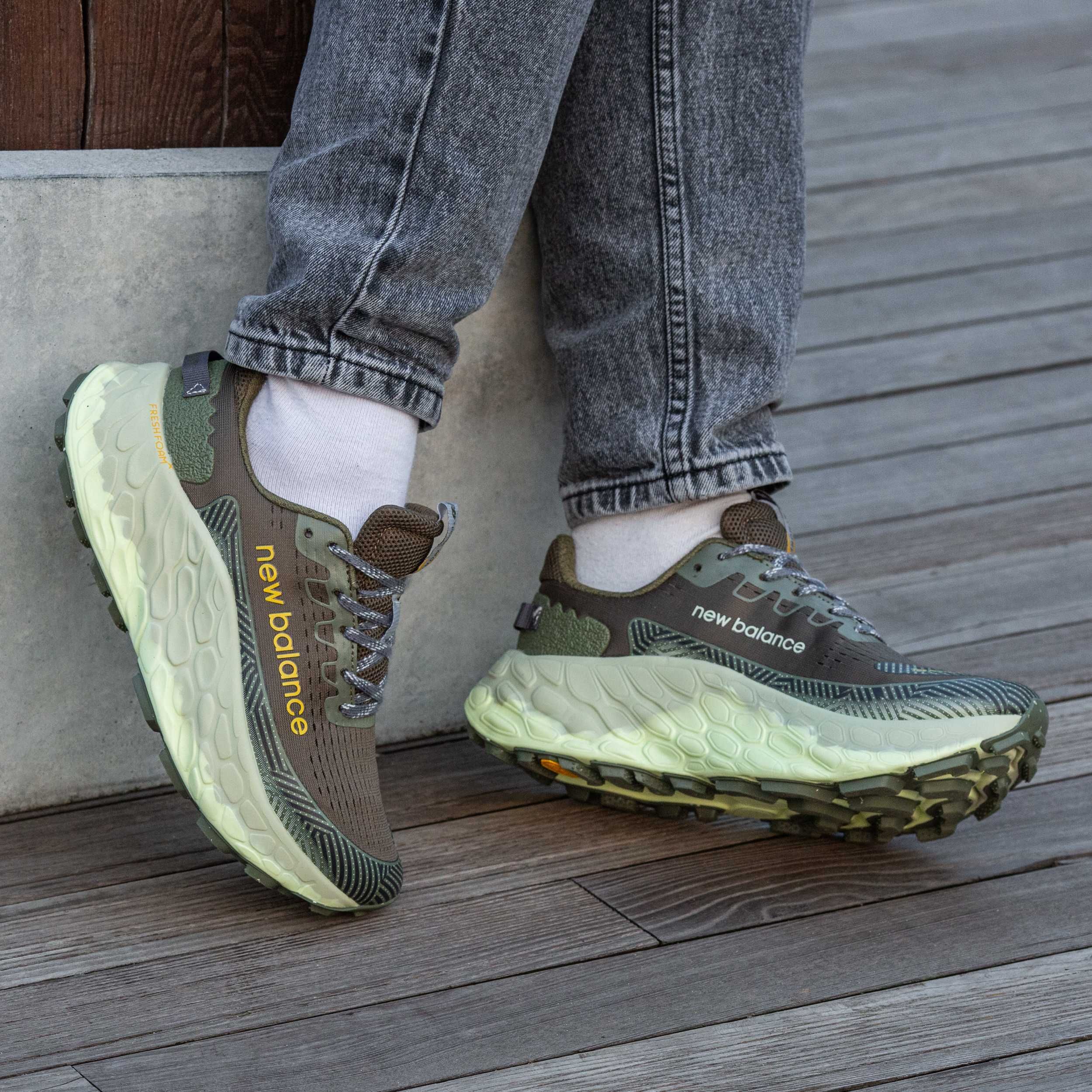 Кросівки New Balance Trail v3 Fresh Foam Khaki/Olive premium