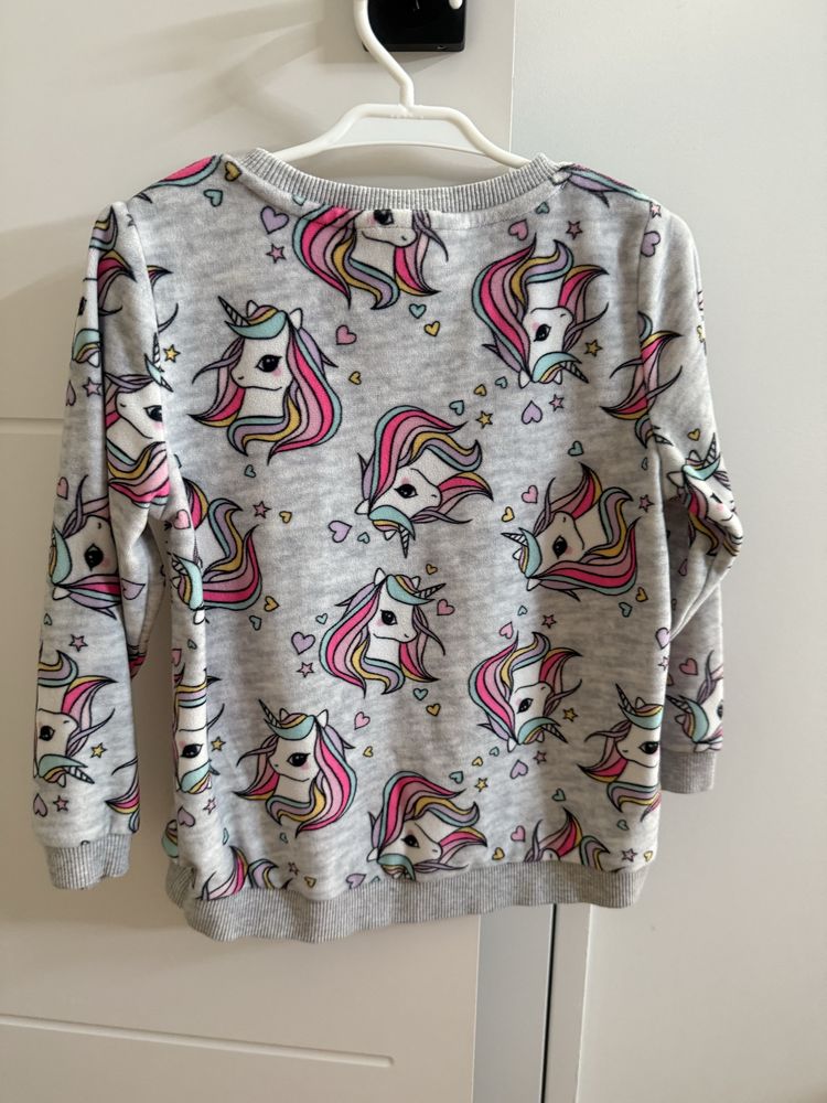 Bluza jednorożce h&m r.98