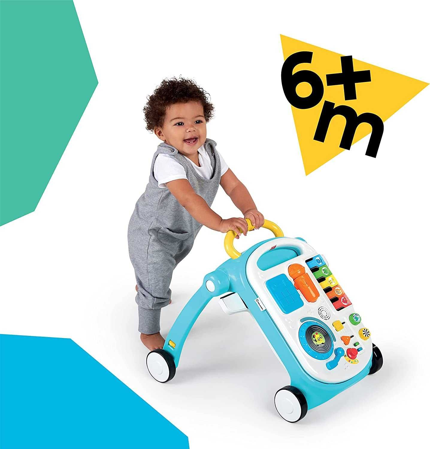 Baby Einstein chodzik pchacz stolik interaktywny 4w1 Muzyka