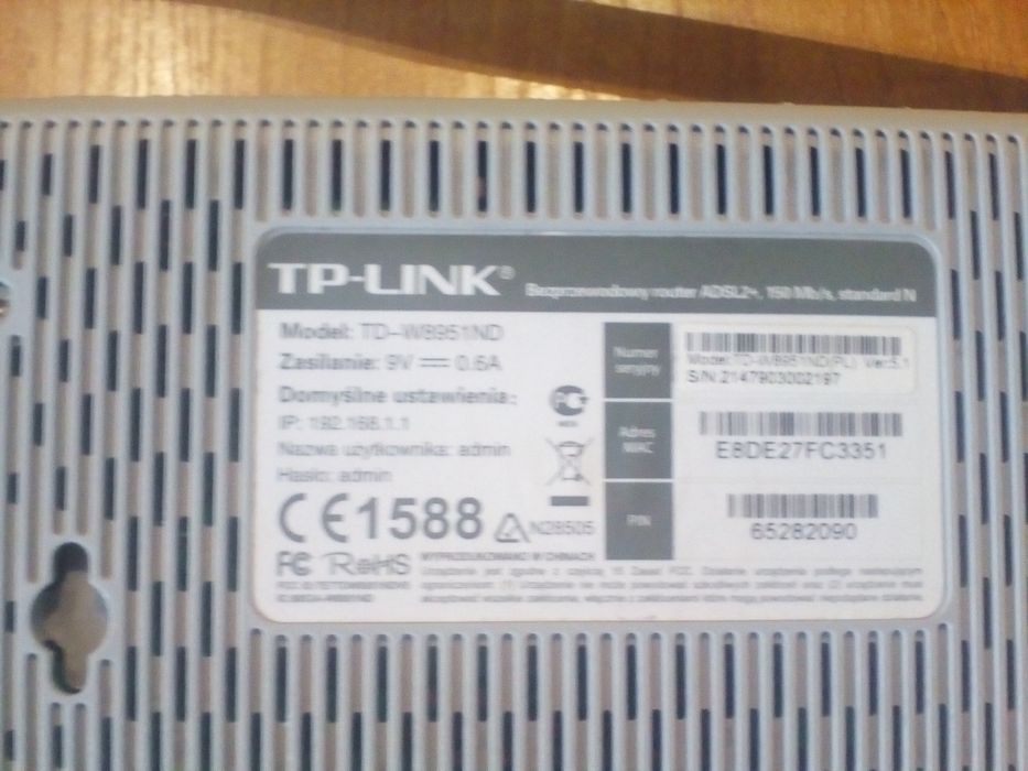 Router wifi TP-LINK TD W8951ND