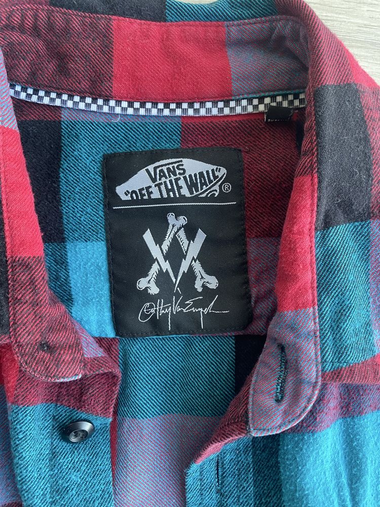 рубашка vans x cathy van engel flannel