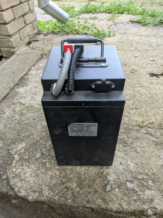 Li-ion акумулятор 72V 30Ah від електроскутера