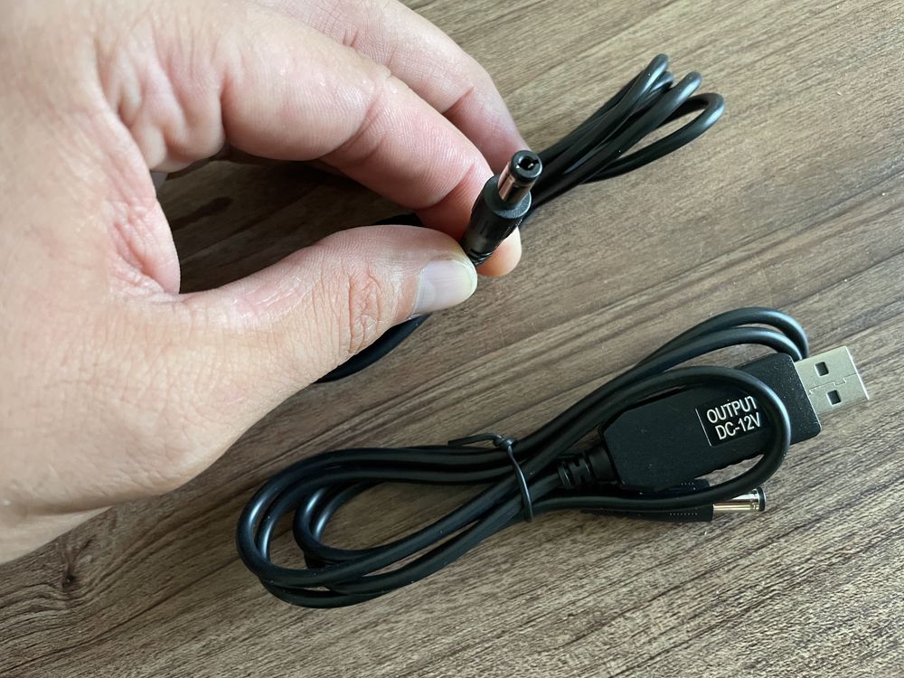 кабель для живлення роутера 12v від power bank