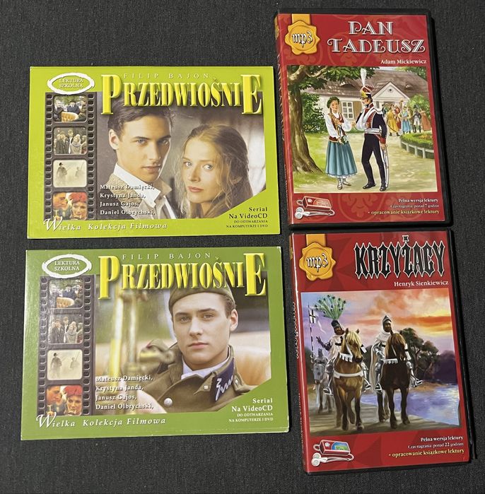 Oddam zestaw płyt Przedwiośnie Krzyżacy Pan Tadeusz