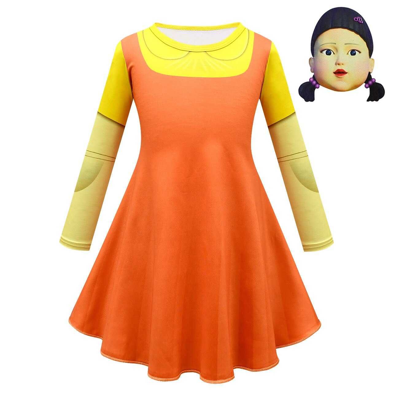 Плаття Ляльки для дівчинки із серіалу Гра в Кальмара Squid Game, нові.