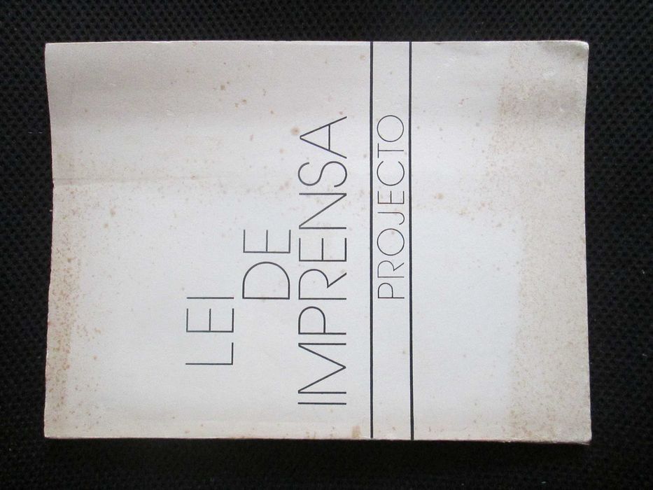 Lei de Imprensa - Projeto, de 1974
