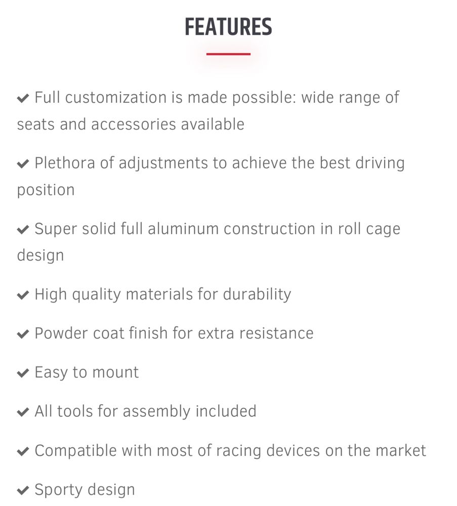 Fanatec Rennsport cockpit V2