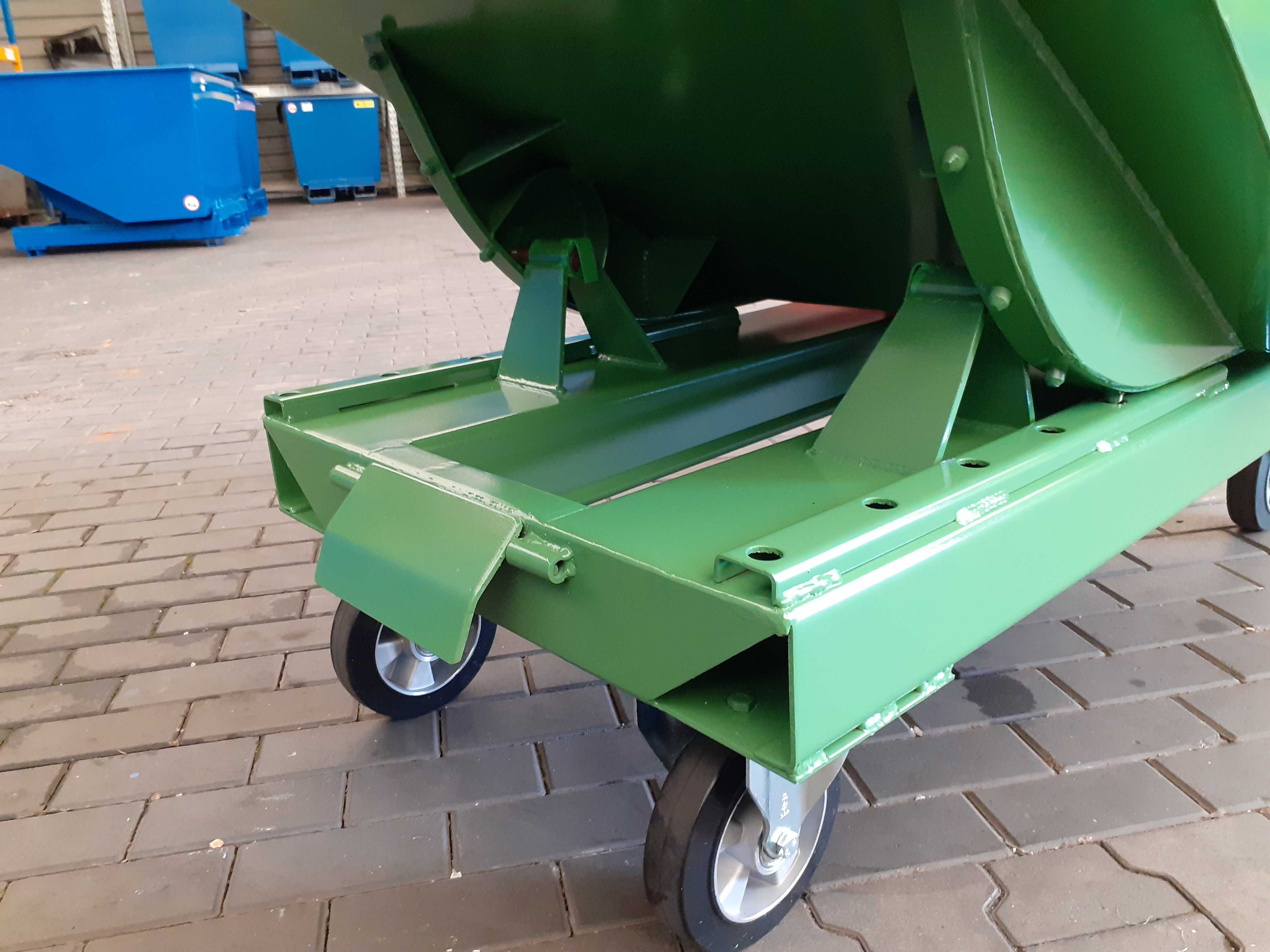 Kontener 1100L pojemnik do wózka na odpady złom gruz szkło + prezent