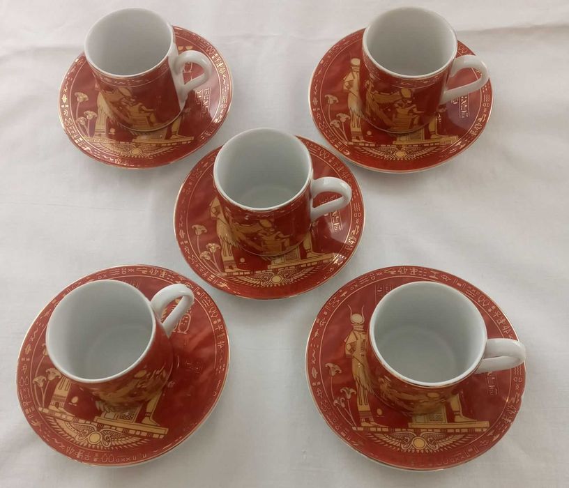 Сервиз чашки и блюдца Египет