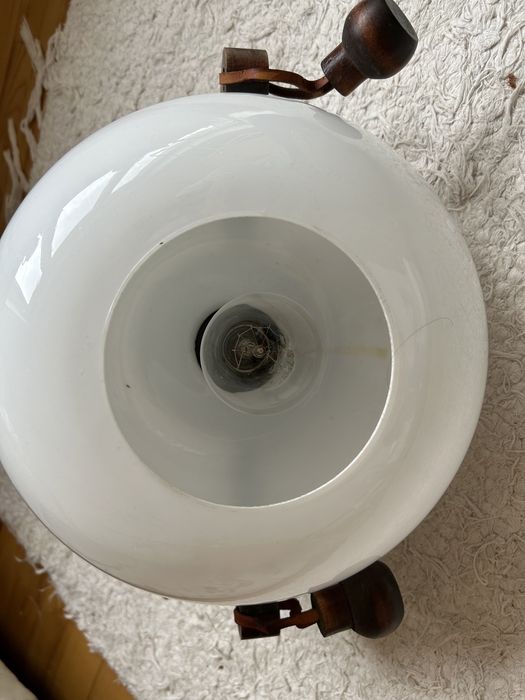 Lampa retro z kloszem