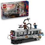 LEGO Marvel Spider-Man kontra Doc Ock - scena w metrze 76321. LEGO