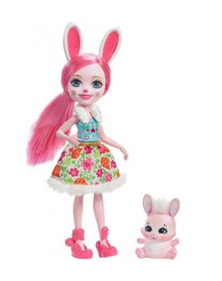 MATTEL ENCHANTIMALS - Zestaw Lalka i Królik - Bree Bunny i Twist