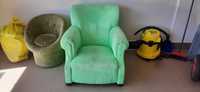Fotel jasno zielony