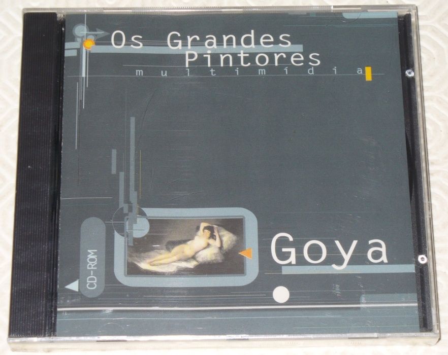 2 cd-rom Os grandes pintores - Leonardo Da Vinci e Goya