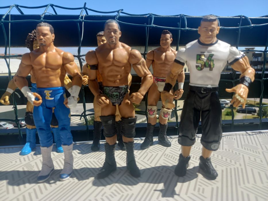 Conj 6 figuras WWE