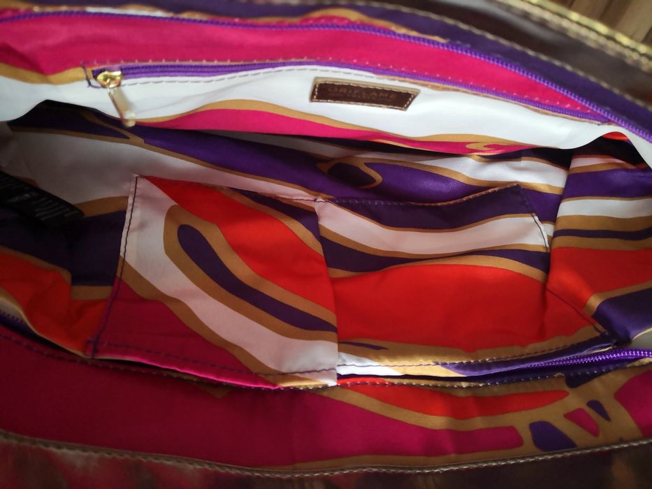 Torebka złota duża