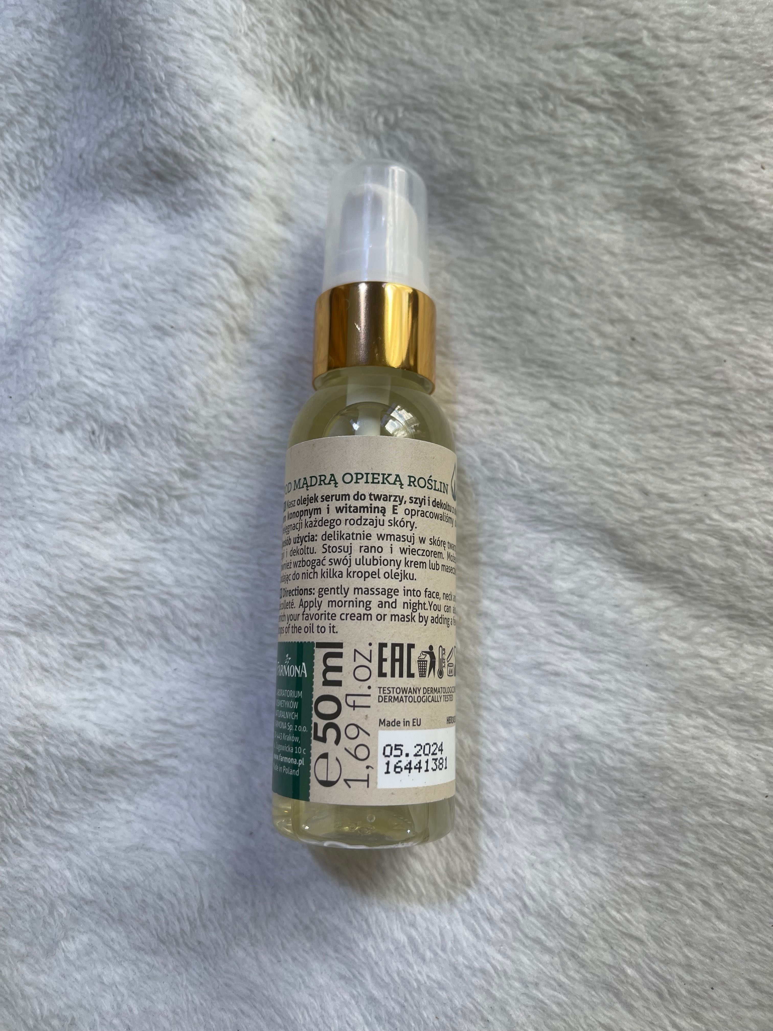 Herbal care - olejkowe serum konopie