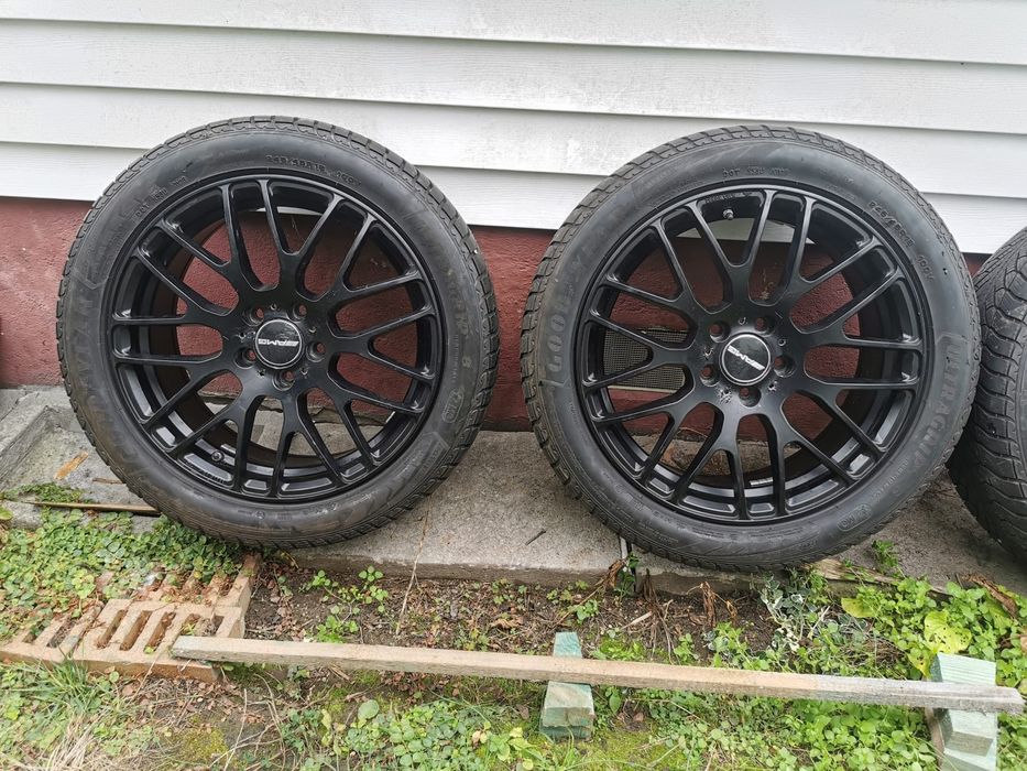 Alufelgi 245/45R18 AMG Mercedes 5x112 zimowe Goodyear Ultragrip 8