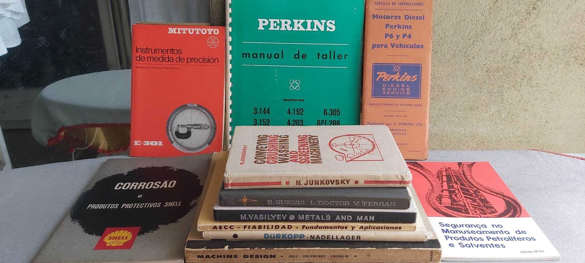 Livros de Mecânica e Metais (Raridades)