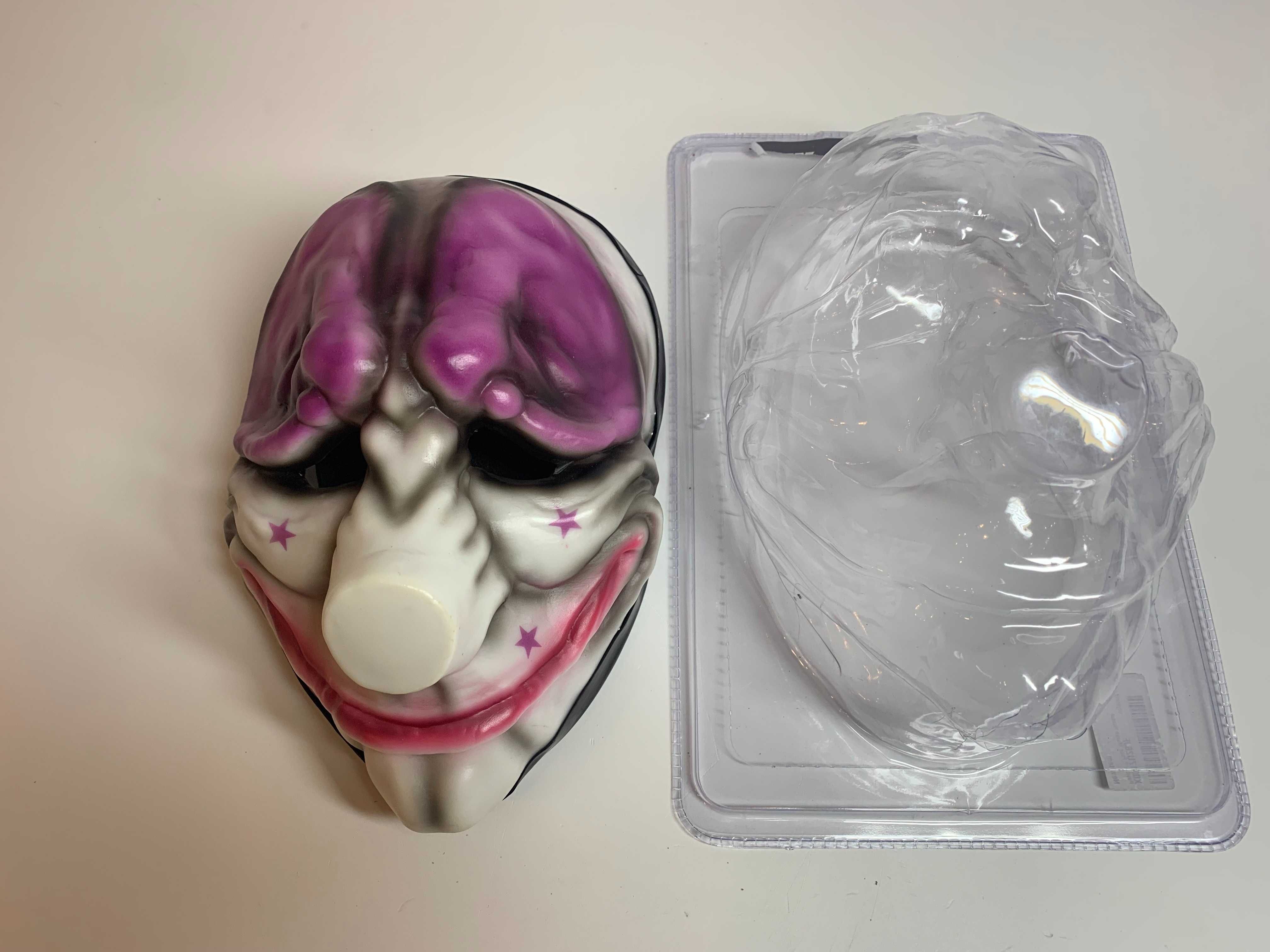 Maska na twarz Payday 2 Maska Hoxton plastik klaun czerwony UK Import