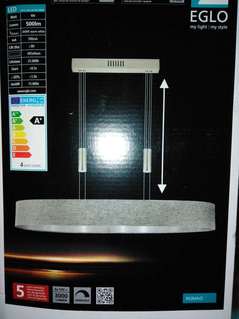 2 Lampy wiszące Eglo