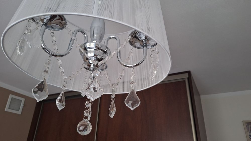Lampa sufitowa wisząca + 2 kinkiety