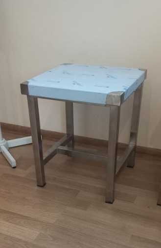 Підтоварник табурет із нержавіючої сталі