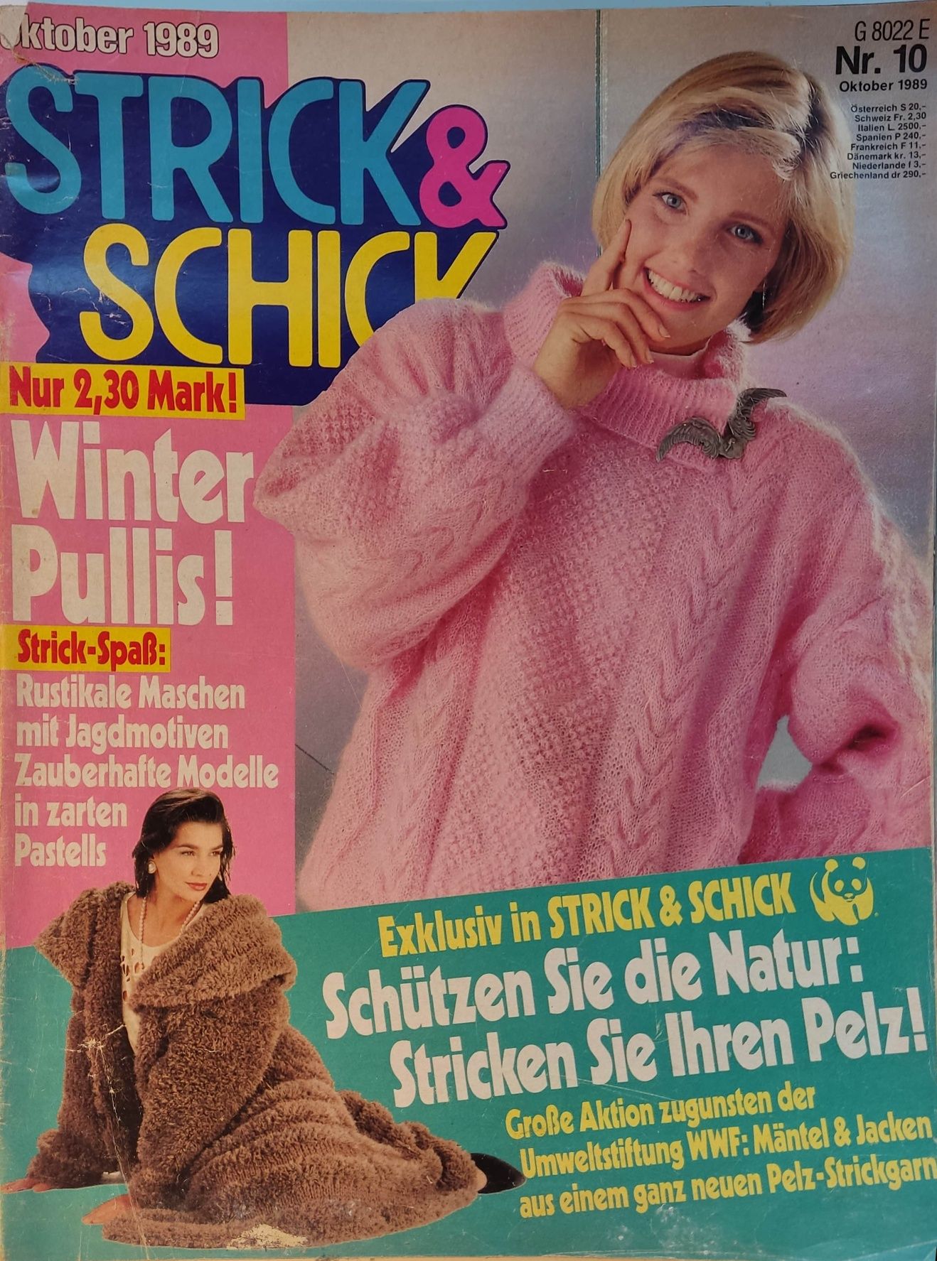 Strick &  Schick robótki na drutach swetry PRL retro stare czasopisma