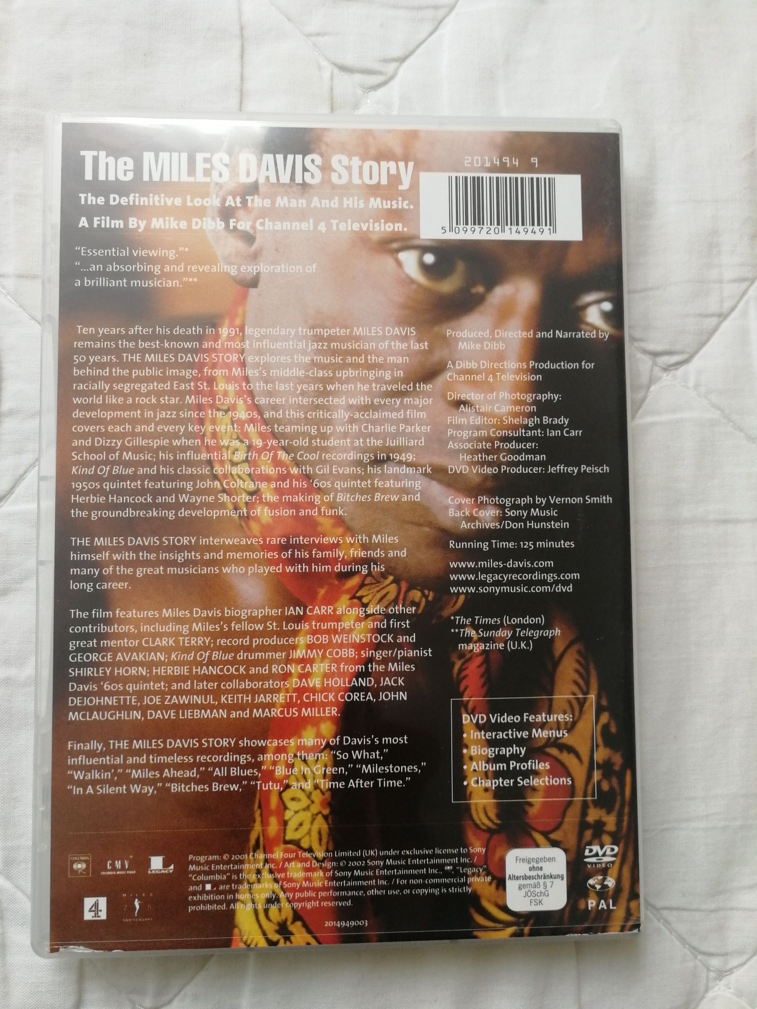 Film DVD The Miles Davis Story