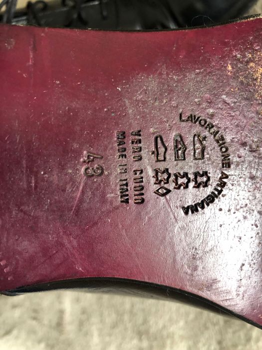 APIA eleganckie buty pantofle męskie skóra r.43