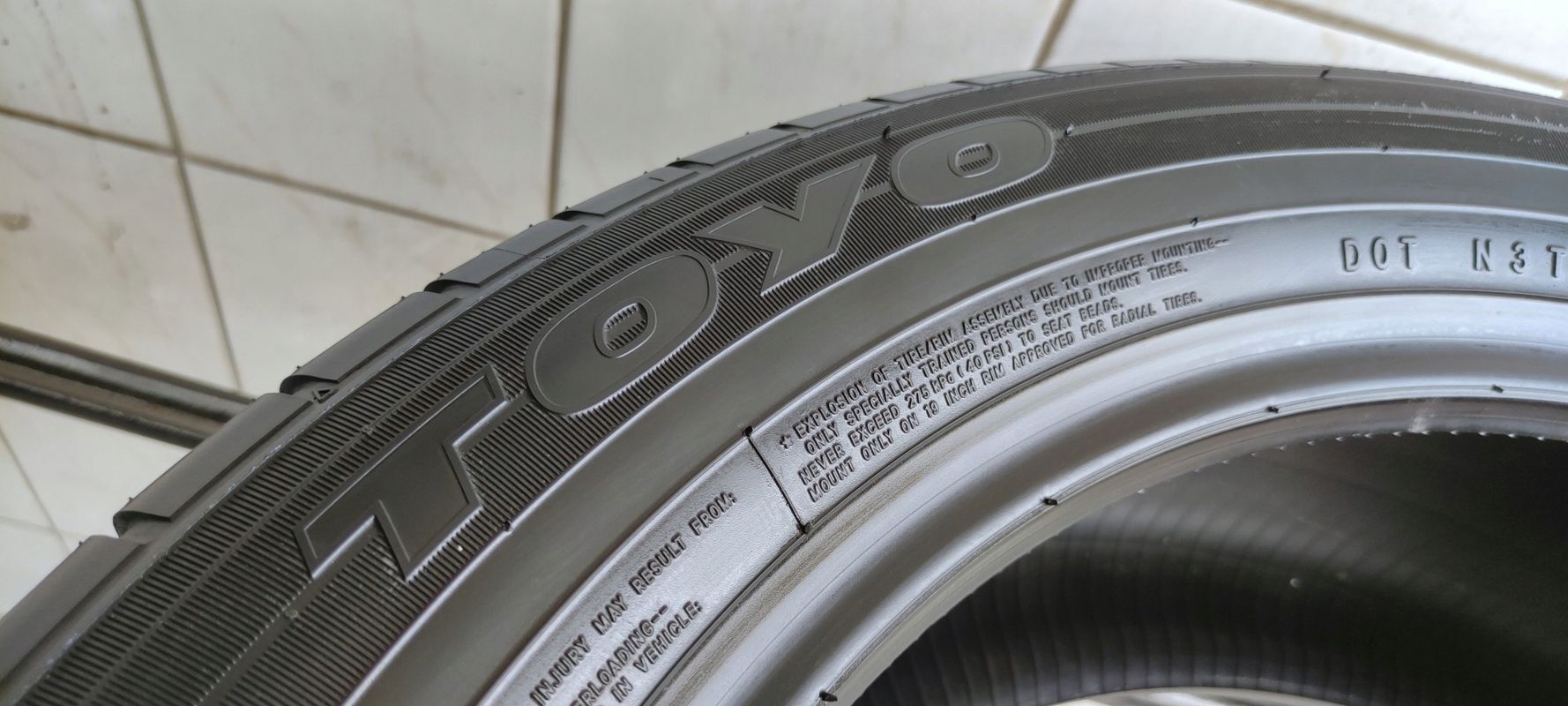 1x 225/55r19 Toyo Proxes R46a 2024r 99v C/C/70dB