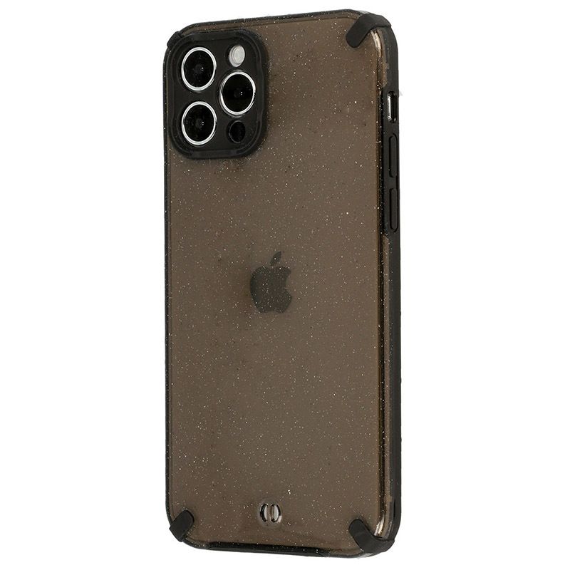 Armor Glitter Case Do Iphone 12 Pro Max Czarny