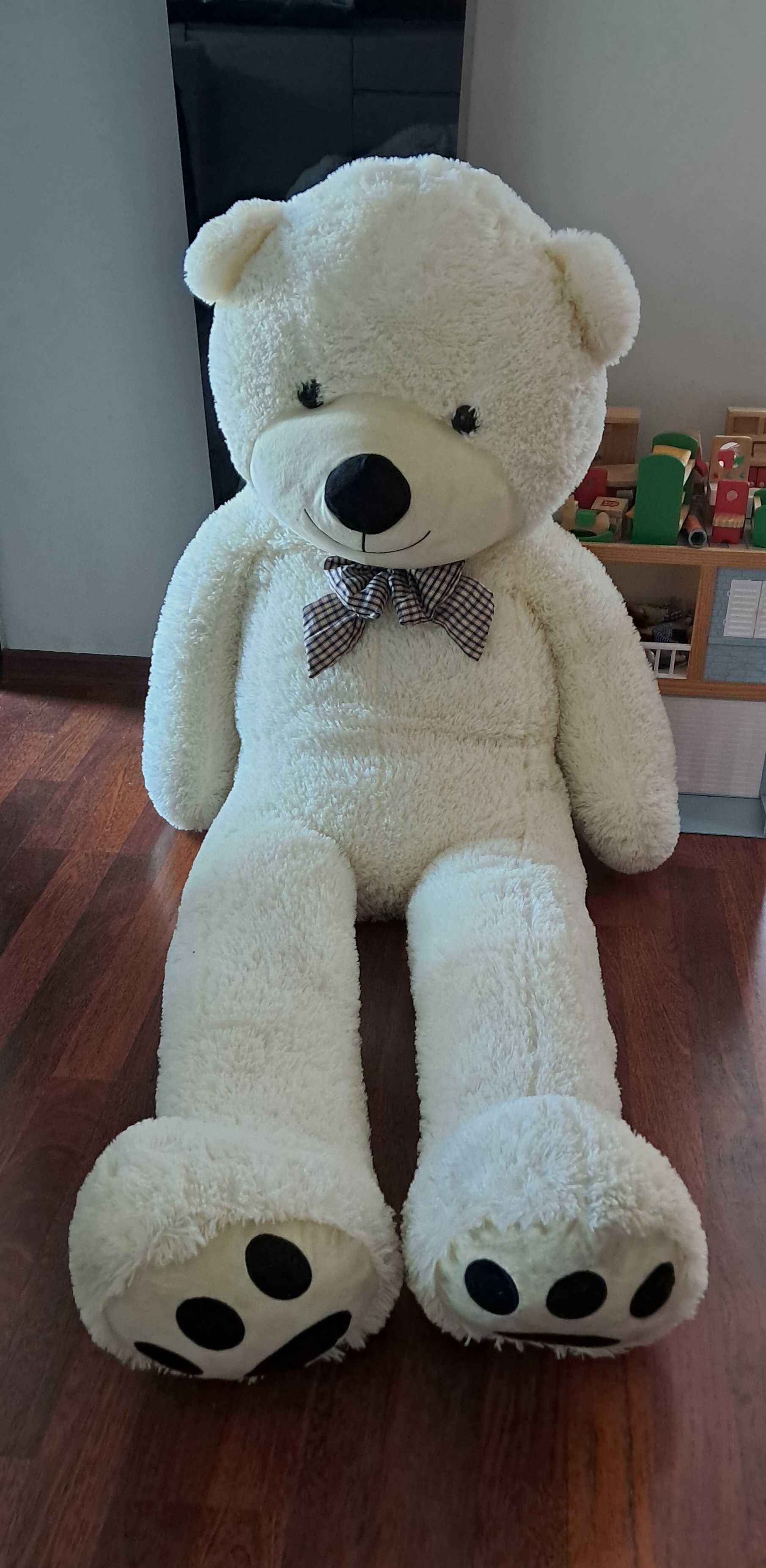 Duży miś pluszowy o wysokości 160cm