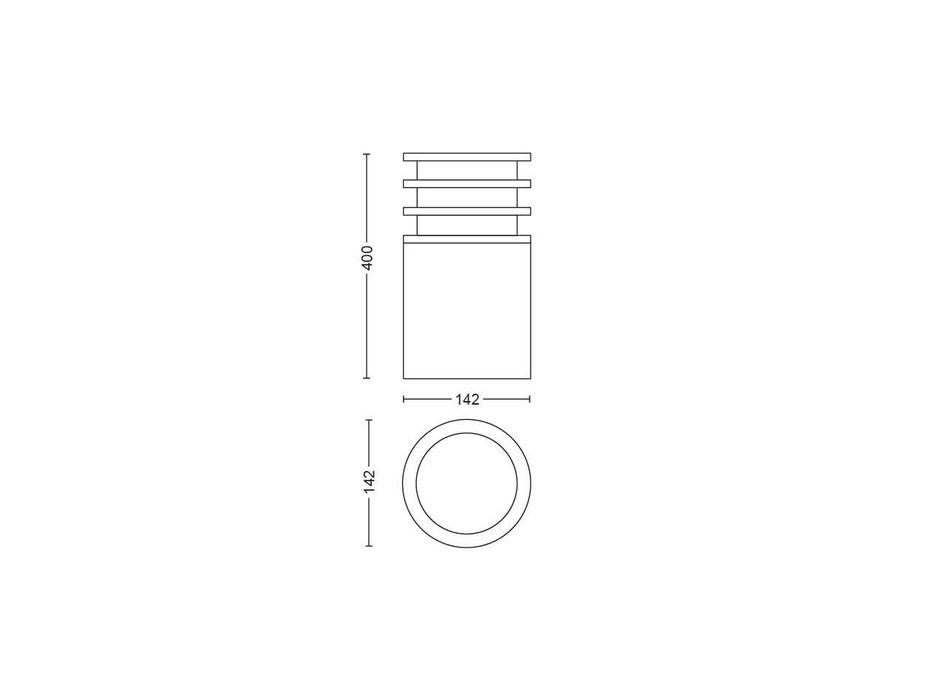 Philips Hue White Lucca – Lampa stojąca zewnętrzna LED, 2700K