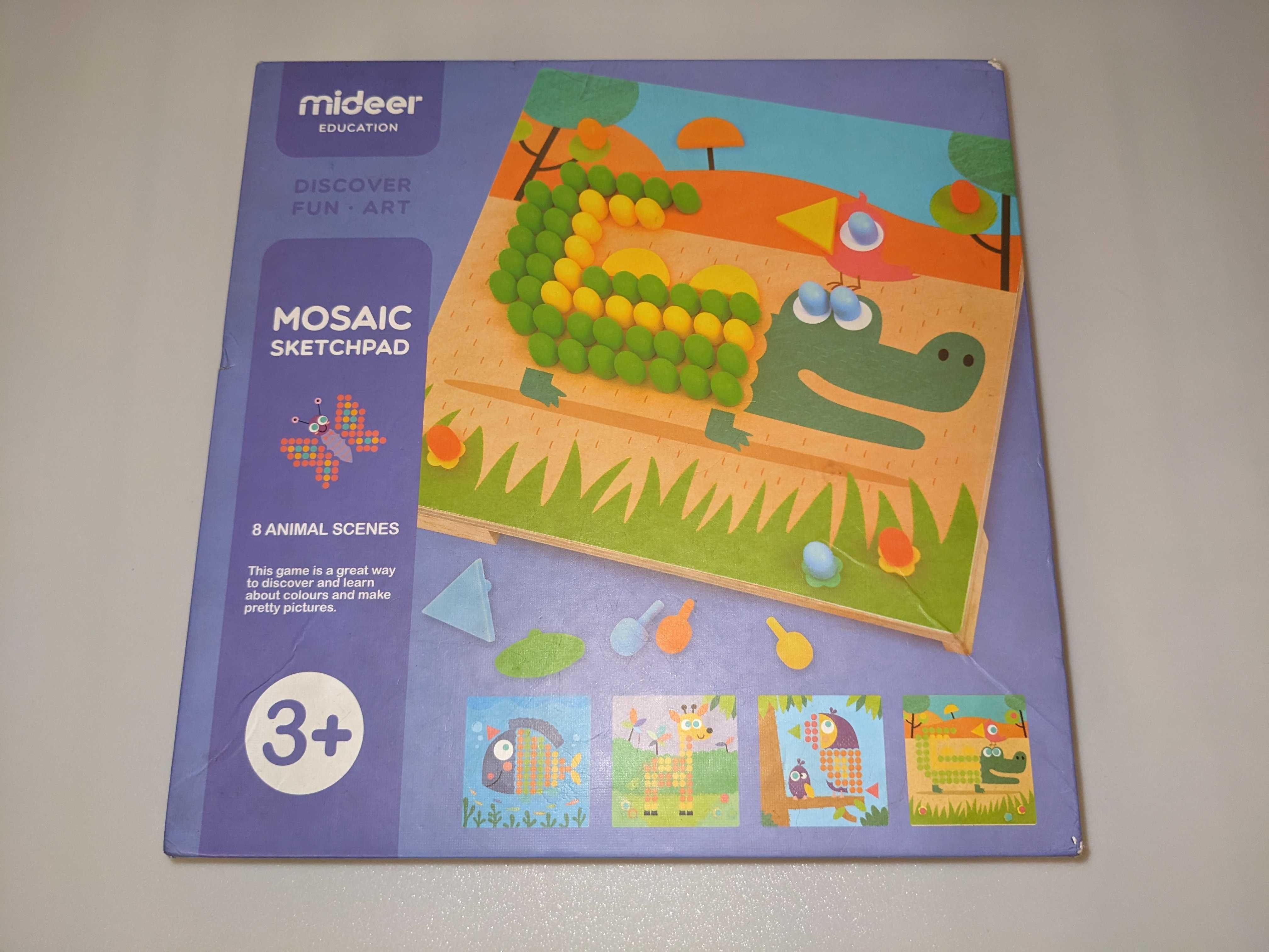 Мозаика с трафаретами Забавные животные Mideer Mosaic Sketchpad MD1011