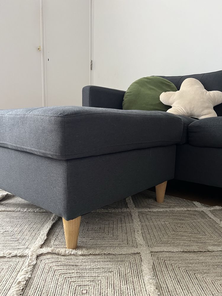 Sofá 3 Lugares Chaise Long