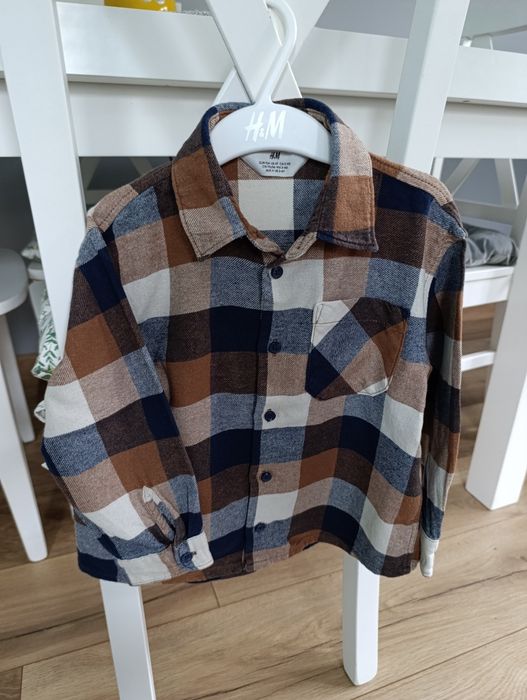 Koszula w kratę H&M r.104