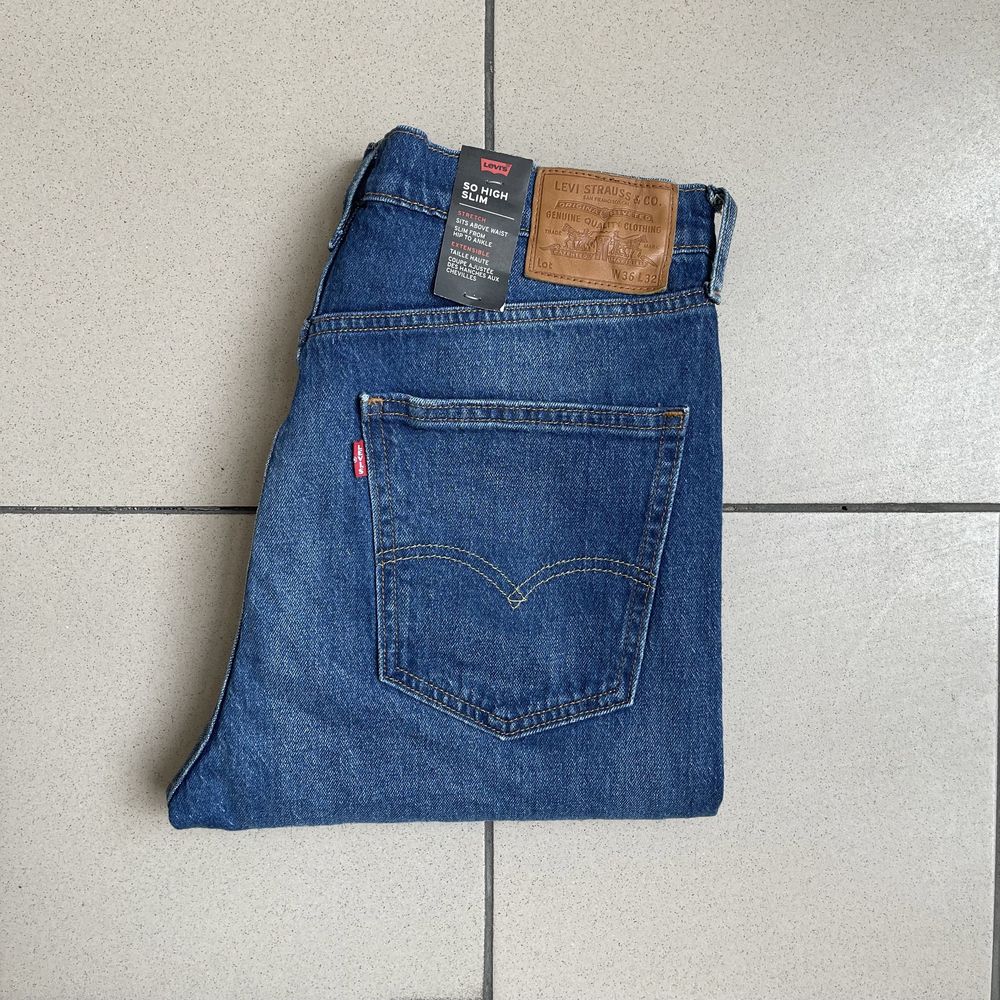 Джинсы Levis So High Slim premium (левис, левайс)