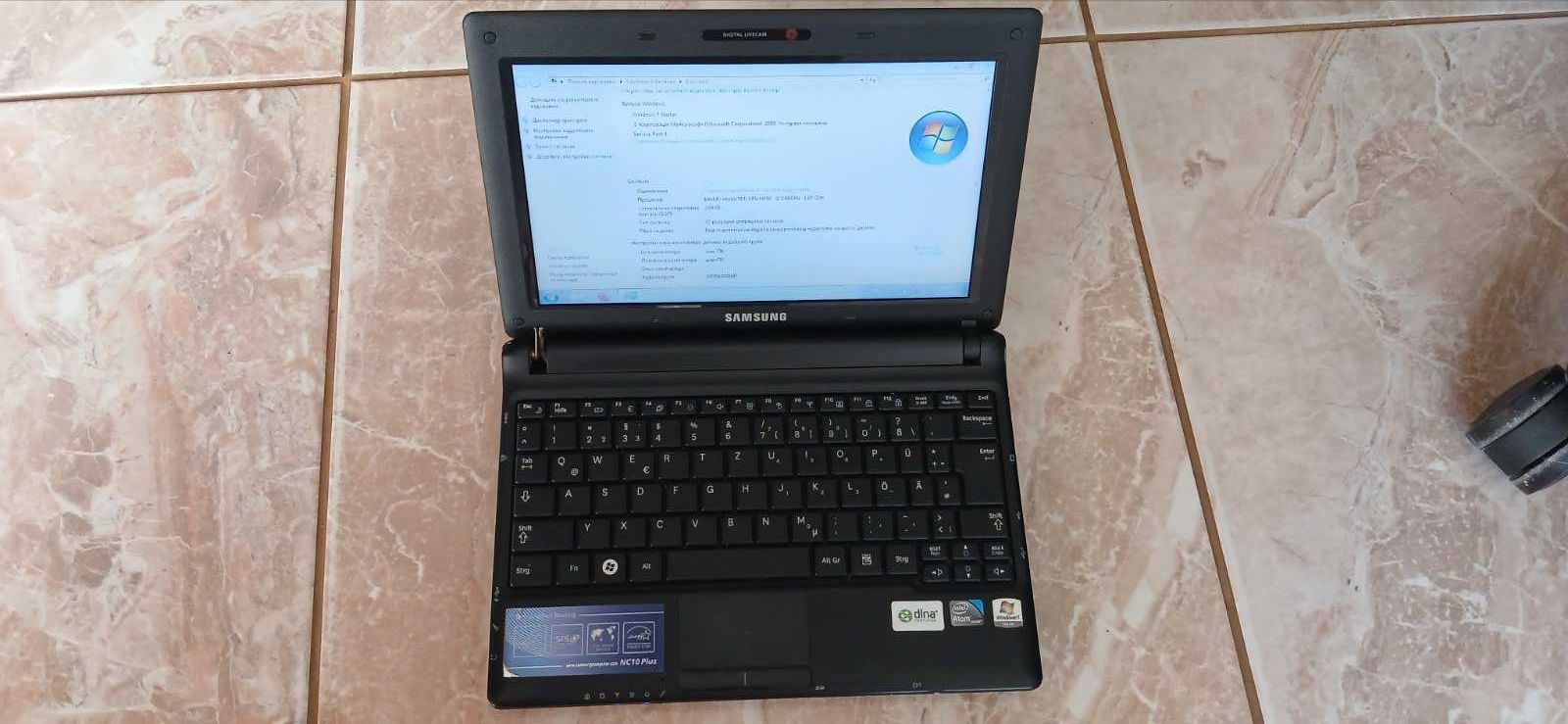 Samsung NP-NC10 Plus, ноутбук нетбук, справний
