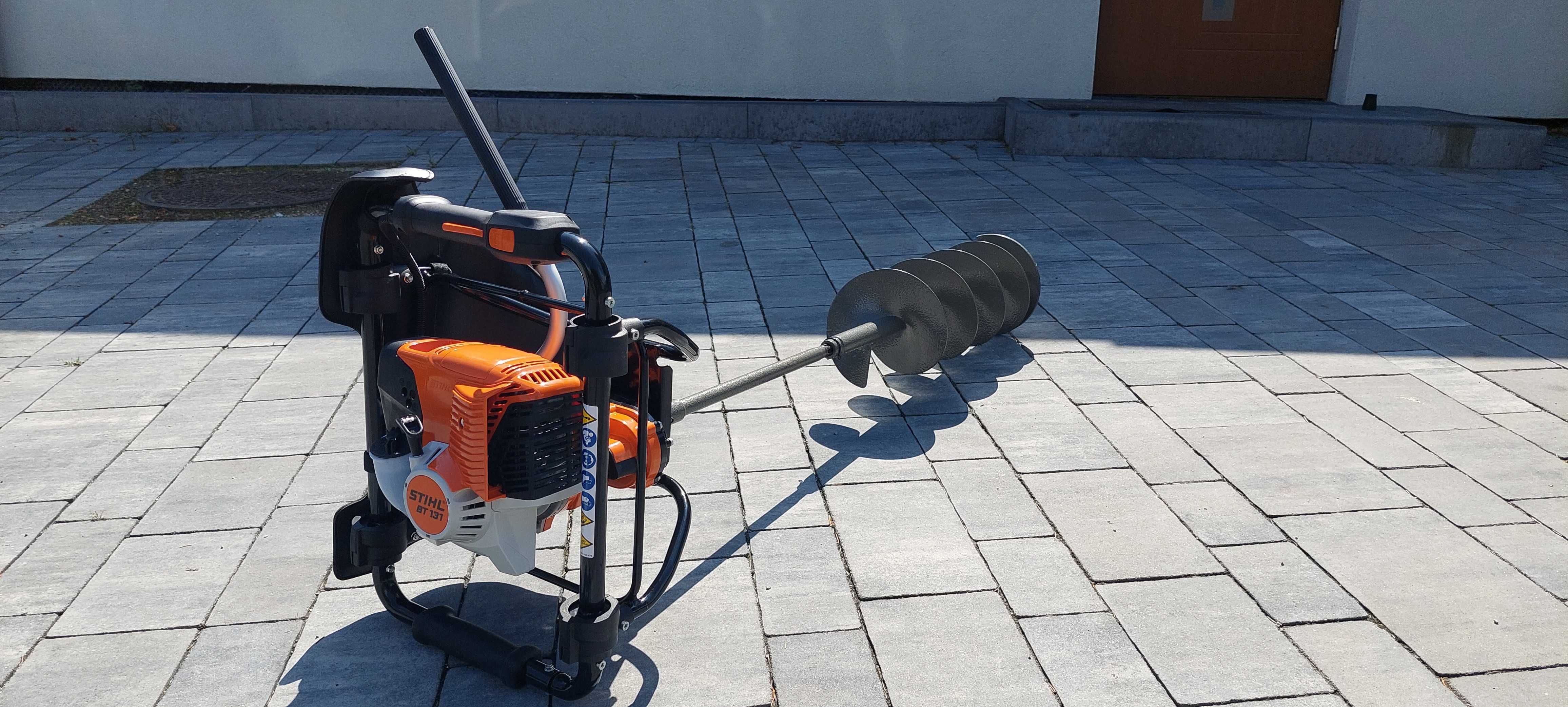 Stihl BT 131 Mocna wiertnica glebowa świder do tui ogrodzenia wynajem