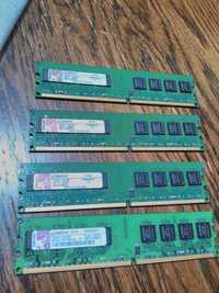 Placas Ram Kingston 4x1Gb DDR2 800 MHz