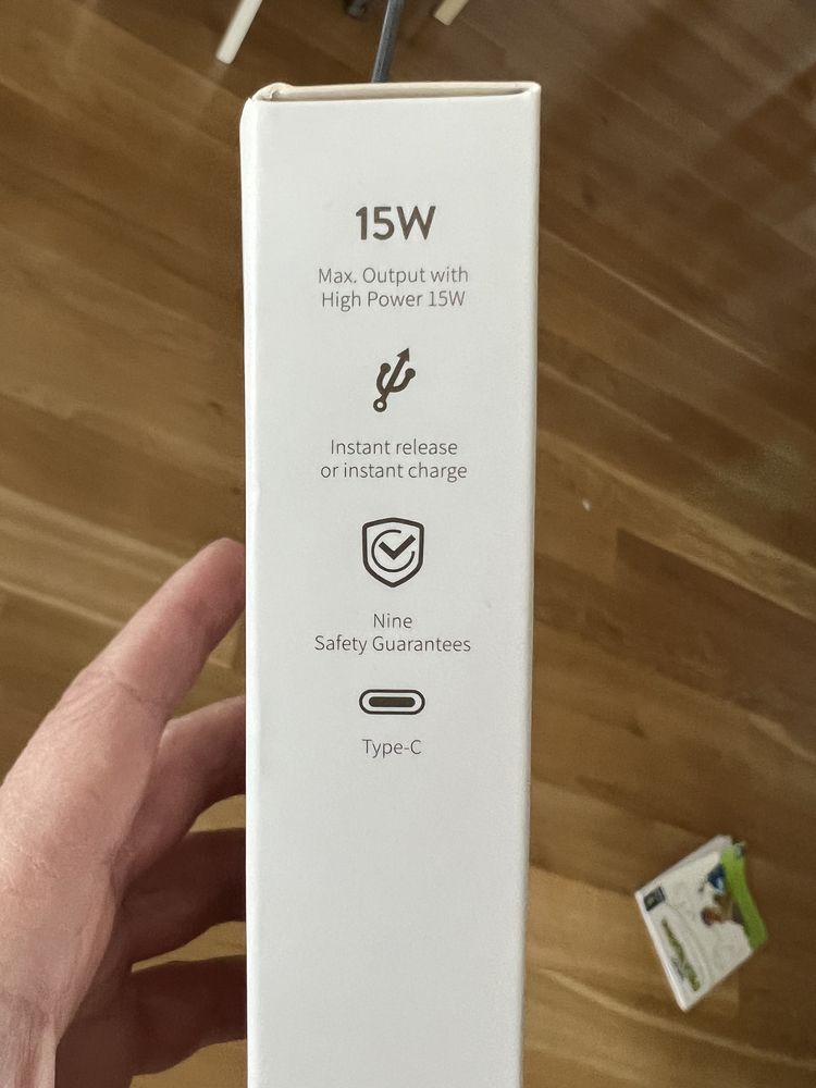 Baseus szybka ładowarka indukcyjna 15W 2w1 telefon airpods 2 telef