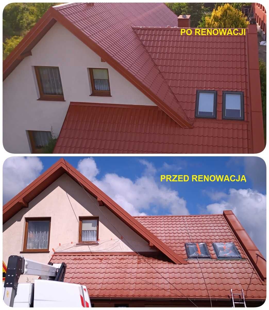 Mycie dachów Malowanie dachów Mycie elewacji Mycie kostki brukowej