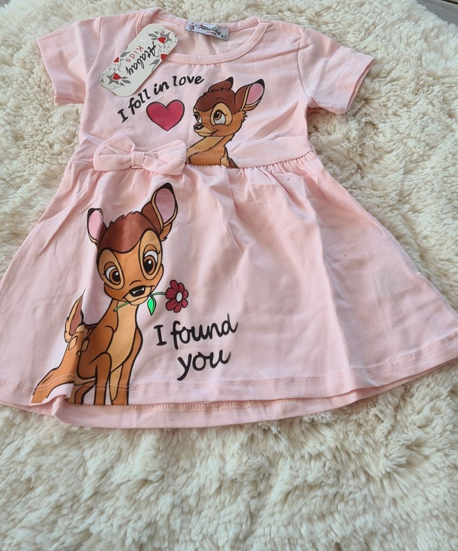 Sukienka bambi roz 92
