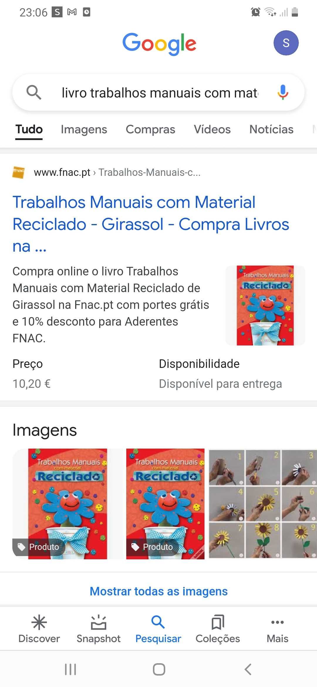 Livro Trabalhos Manuais de Material Reciclado