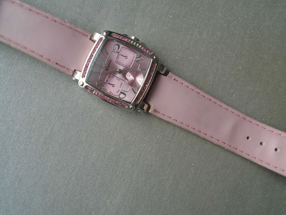 zegarek marki Novelle japoński mechanizm Miyota, cyrkonie